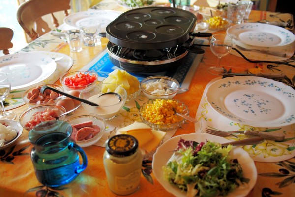 Pancakes and Parties Raucous Raclette Evenings with Family, Friends and Melted Cheese! Pancakes and Parties Raucous Raclette Evenings with Family, Friends and Melted Cheese!