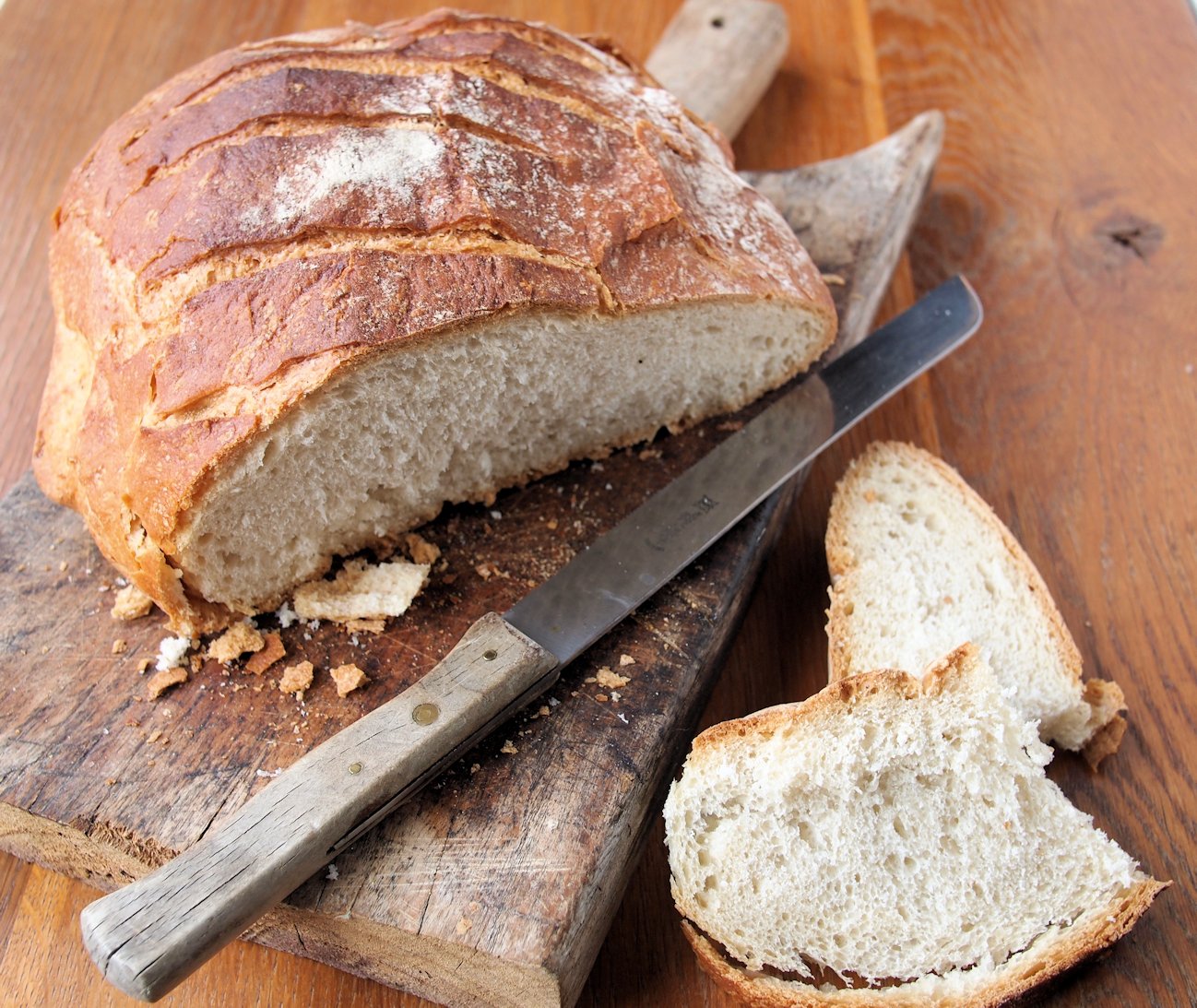 Rustic Flower Pot Bread Loaves - Lavender and Lovage