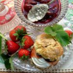 Sunday Tea Party! Devon Cream Tea with Strawberry Jam and Scones