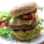 Chilli, Coconut and Coriander Pork Burger aka The Towering Inferno!