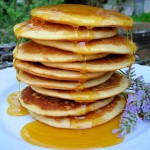 The Last Days of Summer…….Home-Made Lavender Honey and Pancakes