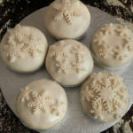 Baking Mad, Mich Turner and Mini Snow Flake Christmas Cakes for Let’s Make Christmas