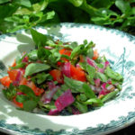 Winter, Warm Days and Wild Purslane Salad With Olive Oil and Lemon Dressing