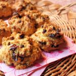 Not so Naughty Cranberry Rock Cakes/Buns for a Healthy Baking Challenge