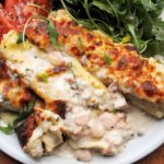 Slow Sunday with Fish & Pancakes – Luxury Seafood Pancakes au Gratin