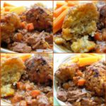 Slow Sunday and A Winter’s Walk Beef and Carrot Stew with Herb Crusted Dumplings