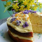 Victorian Spring Posy Cake for Easter or Mother’s Day using Crystallised Violets