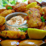 Scottish Salt Cod for a Tapas Lunch – Bacalao Fritters – Salt Cod Fritters with Saffron and Pimenton