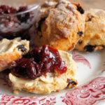 Scones for Sunday and Birthday Parties! Buttermilk and Mixed Fruit Scones with Sour Cherry Jam