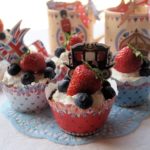 More Jubilee Baking and little Red, White & Blue Strawberries and Cream Jubilee Cakes