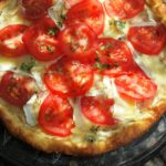 Somerset Goats in my Kitchen! Ethel’s Old Thyme Goat’s Cheese and Tomato Tart