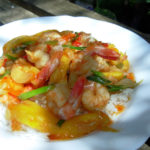 Fish on Friday with King Prawns – Chilli Prawn Stir-Fry with Mangoes