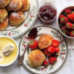Low Calorie Vanilla Bean Scones for a Wimbledon Strawberries & Cream Tea