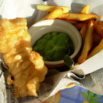 A Video,Yorkshire Fish Pie and Fish & Chips in a Basket with Mushy Peas for Fish on Friday