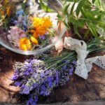 Lavender and Lace, Roses and Salt with Sarah Raven ~ A Posy of Flowers in the Kitchen with Interflora