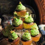 Tea Time Treats, Chocolate and Little Spiced Chocolate Christmas Tree Cakes Recipe