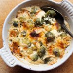 Nigel Slater comes to Supper: A Rich Dish of Sprouts and Cheese for a Very Cold Night