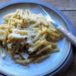 Meal Planning Monday, 5:2 Diet Fast Days and Pesto Pasta with Parmesan Recipe (310 calories)