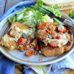 Smoked Cheese and Cherry Tomato Rarebit: On Toast Snack or Light Supper Recipe