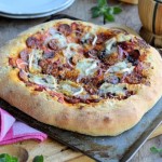 TV Pizza Night! Sun-Dried Tomato, Red Onion and Chorizo Pizza Recipe