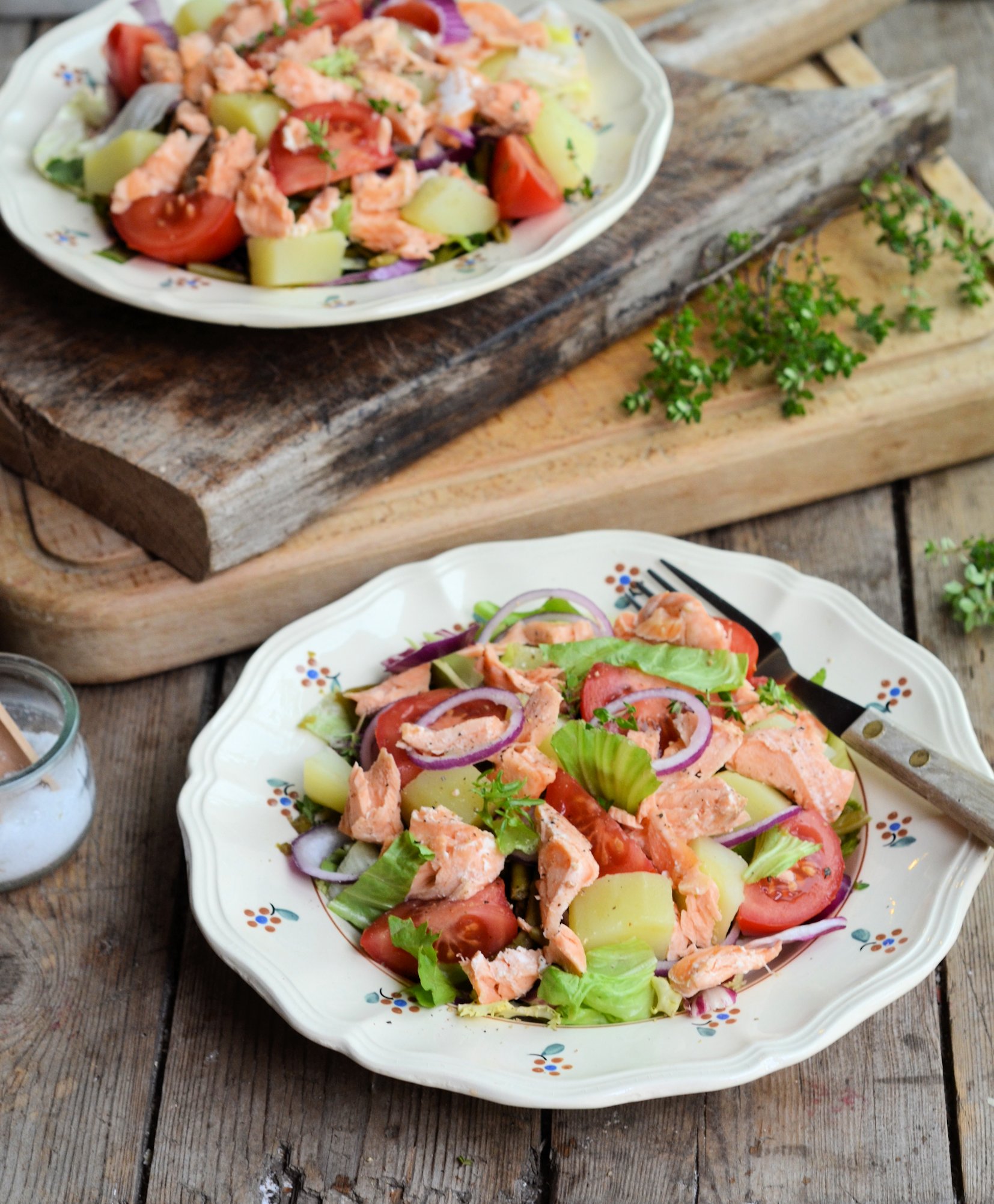 Weekly Meal Plan And Two Day Diet Recipes Salmon Ni oise Salad 5 2 Diet 