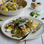 “Scandi” Friday with Hot Pickled Herrings and a Dill Pickle Potato Salad Recipe