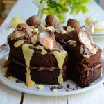 A BIG Easter Cake! Creme Egg Chocolate Drizzle Cake