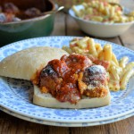 Hidden Veg Baked Meatball Subs