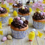 Easter Nest Cupcakes for the Easter Weekend Tea Time Table