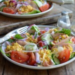 A Carb-Free Snack: Mexican Egg Salad Lettuce Wraps