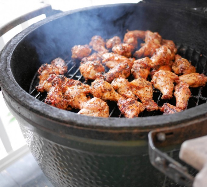 Grilled Maple Vinegar Chicken Wings