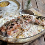 Bramley Apple and Pork Tenderloin in Cream Sauce