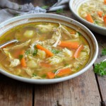 Canja de Galinha – Brazilian Chicken and Rice Soup