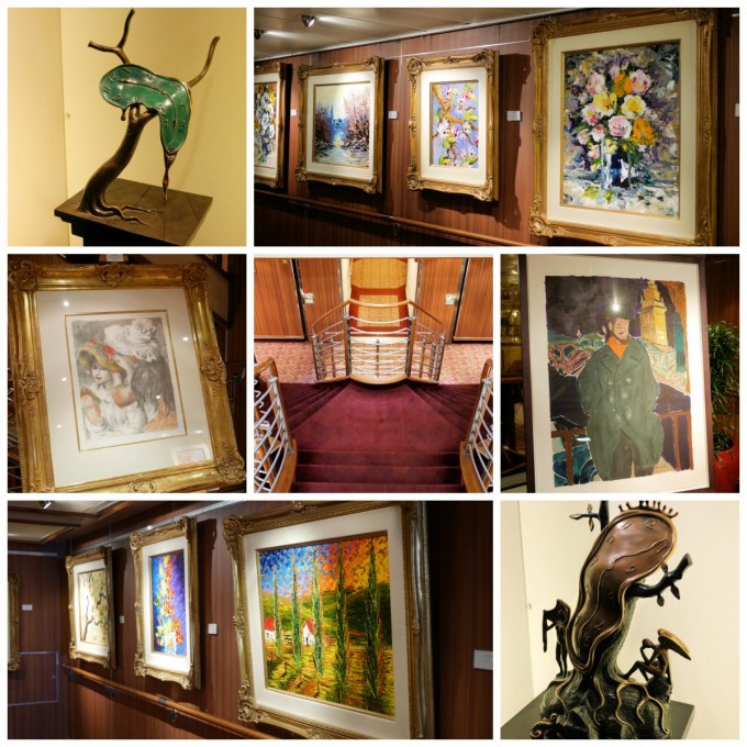 Art on board the Silver Spirit