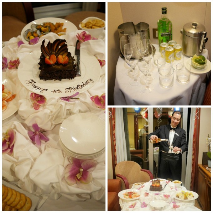 Albert sets up a Birthday Party in my Suite