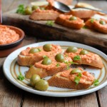Mini Bruschetta with Peppadew Pepper Spread
