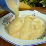 Childhood Comfort Food, Vintage China and Bananas and Custard