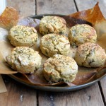 Beremeal Parsley Scones with Seaweed Salt & Black Pepper