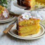 Apple, Lemon and Elderflower Drizzle Cake