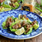 Spicy Beef Larb Lettuce Wraps