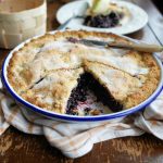 Mum’s Bilberry Plate Pie and Clotted Cream