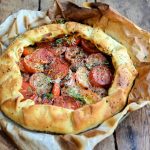 Heirloom Tomato, Cheese & Herb Galette
