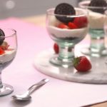 Mini Oreo Cheesecake and Strawberry Parfait Pots