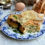 Twice Baked Cheese & Chive Breakfast Soufflés
