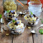 Topsy Turvy Blackcurrant Cheesecake Trifles for Easter!