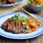 Korean BBQ Bulgogi Beef with Asian Slaw
