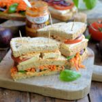 Toasted Veggie Club Sandwich