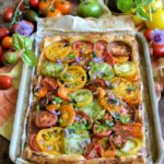 Rainbow Heirloom Tomato Tart