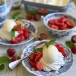Strawberry & Clotted Cream Ice Cream Pavlovas