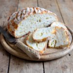 Cheese and Garlic Sourdough Bread
